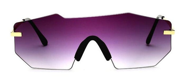 1ROYAL GIRL Women Designer Sunglasses Vintage Rimless Square men Sun glasses ss728