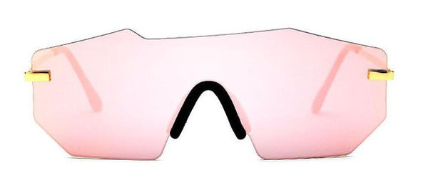 1ROYAL GIRL Women Designer Sunglasses Vintage Rimless Square men Sun glasses ss728