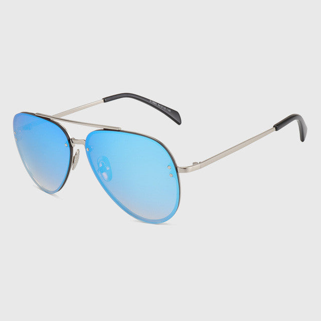 ROYAL GIRL Fashion New Women Sunglasses Metal Frame Glasses Brand Designer