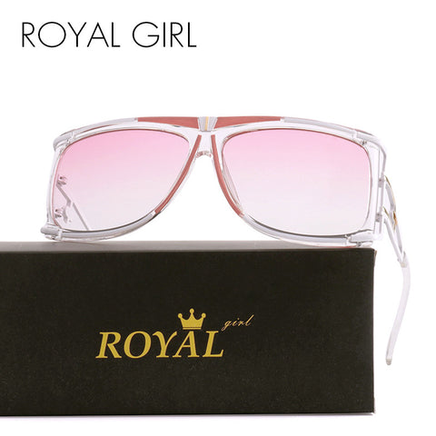 ROYAL GIRL 2017 New Vintage Men Brand Designer Sunglasses Vintage Oversize Sun glasses