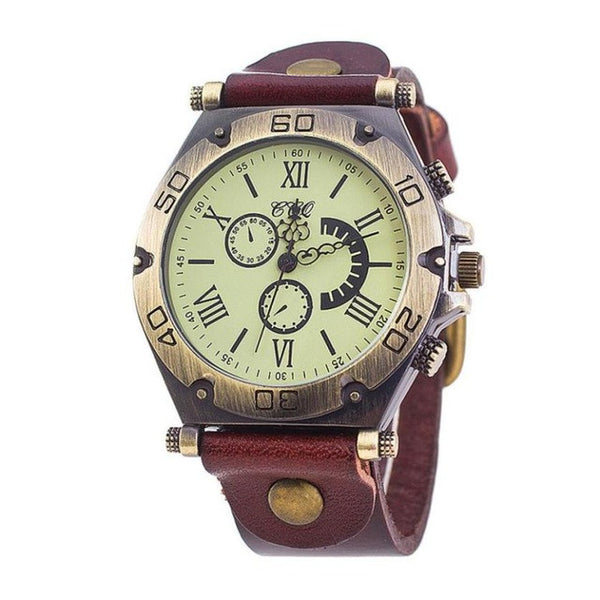 CCQ Quartz Watch 2017 Fashion Women Luxury Brand Vintage Leather Watch