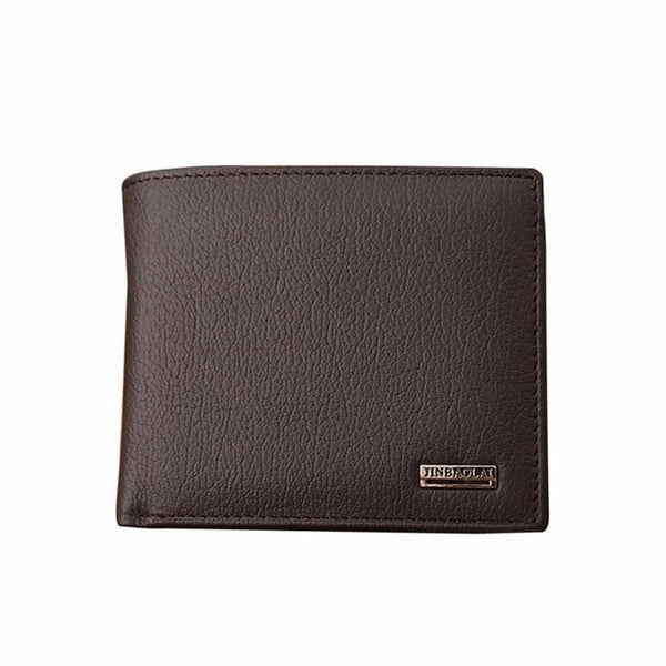 Xiniu Business man wallet Short Black Purse Slim Fold Flip Wallet Card Holder Leather