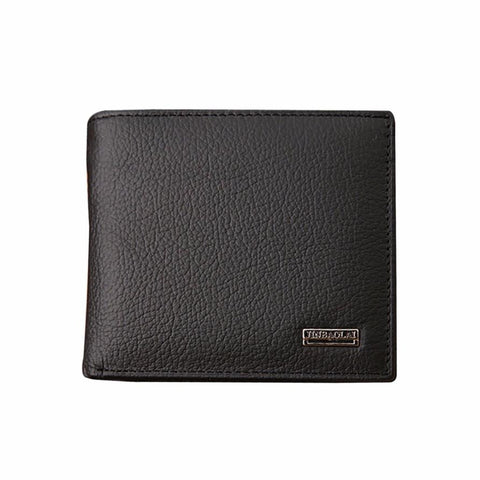 Xiniu Business man wallet Short Black Purse Slim Fold Flip Wallet Card Holder Leather