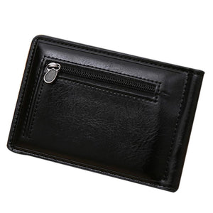Wallets Men 2016 Fashion Mens Wallet Money Pockets Purse Mini Zipper Leather