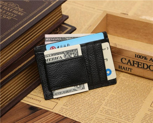 2015 New Fashion man wallet leather with coin pocket  Credit ID Card Holder