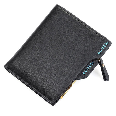 New arrival Solid Mens Faux Leather Wallet With ID credit Card holder
