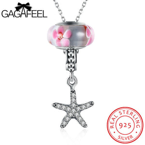 GAGAFEEL Star Statement Necklace 925 Sterling Silver Necklaces & Pendants