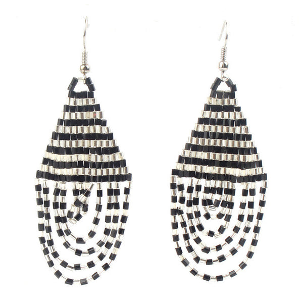 V.YA Friendship Seed Beads Earrings for Woman Ladies Bohemia Style