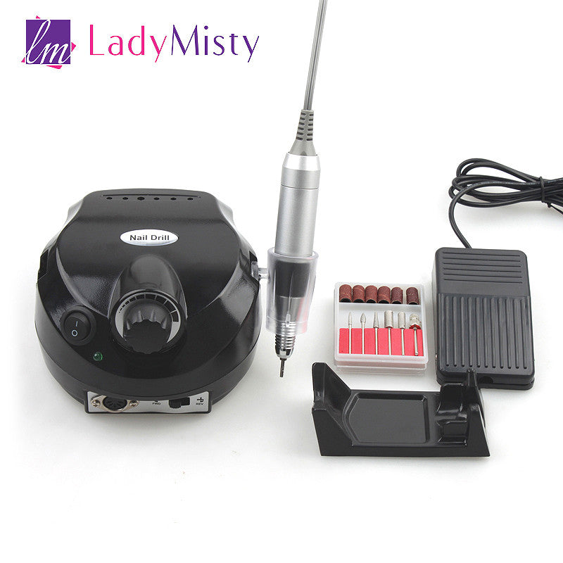 30000RPM 110v&220v Pro Electric Nail Drill File Machine Manicure Kit Nail