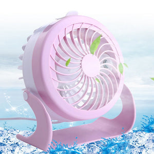 Portable Cold Fans USB Charging Mist Spray Home Office Cooling Humidifier