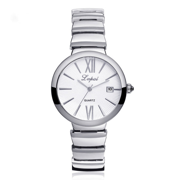 New Luxury Ladies Classic Analog Quartz Watches Stainless Steel