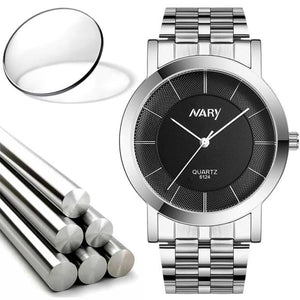 NARY Luxury Women Single Quartz Stainless Refined Steel Wrist Watches