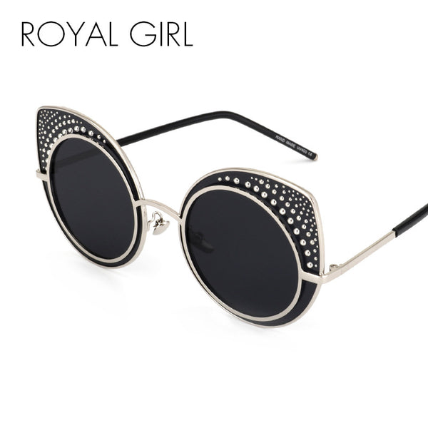 Royal Girl Fashion Cat Eye Sunglasses Women Brand Designer Retro Steampunk