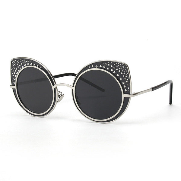 Royal Girl Fashion Cat Eye Sunglasses Women Brand Designer Retro Steampunk