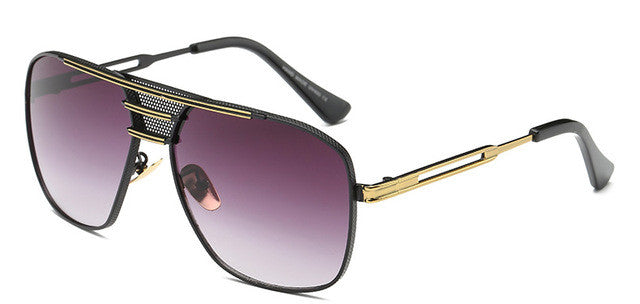 ROYAL GIRL High Quality Men Vintage Sunglasses Women metal frames shades