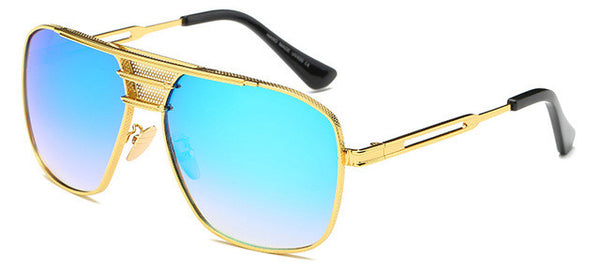 ROYAL GIRL High Quality Men Vintage Sunglasses Women metal frames shades