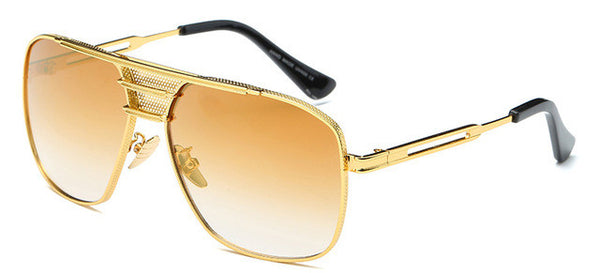 ROYAL GIRL High Quality Men Vintage Sunglasses Women metal frames shades