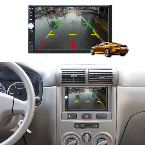 12 din 7" TFT 1080P HD Touch Screen Bluetooth Car MP5 Video Player 12V Car