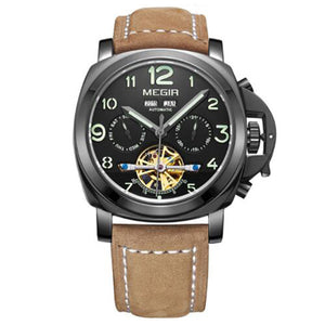Luxury Automatic Mechanical Watch Original Men Watch Top Brand Leather