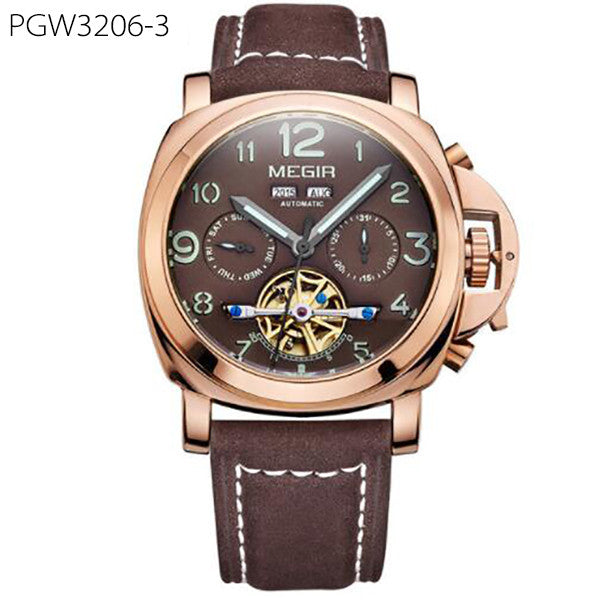 Luxury Automatic Mechanical Watch Original Men Watch Top Brand Leather