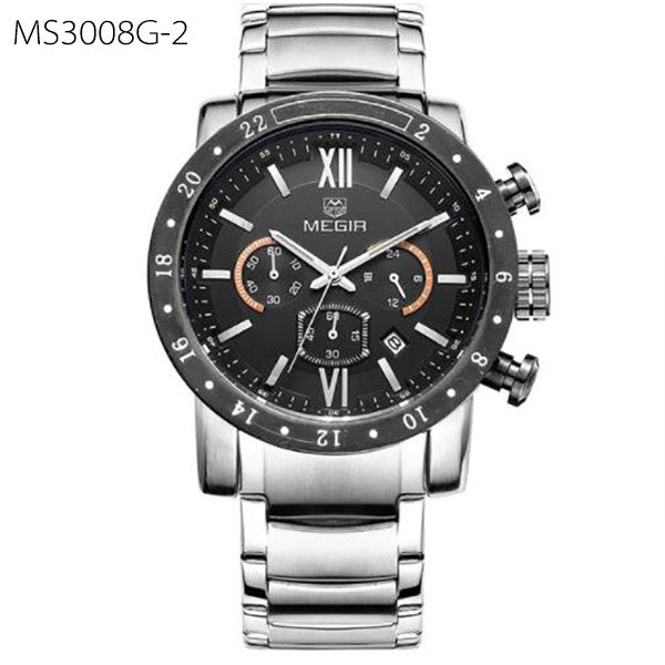 Men Watch Big 3D Dial Display Men Military Wristwatch Clock Waterproof Luminous