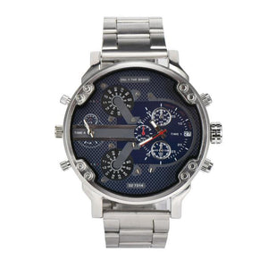Men's Fashion Luxury Watch Stainless Steel Sport Analog Quartz Mens Wristwatches