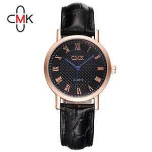 Women Leather Wristwatch Waterproof Analog Sport Quartz Wrist Watch