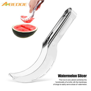 Watermelon Melon Slicer Stainless Steel Corer Fruit Knife Cutter Creative Kitchen Tools