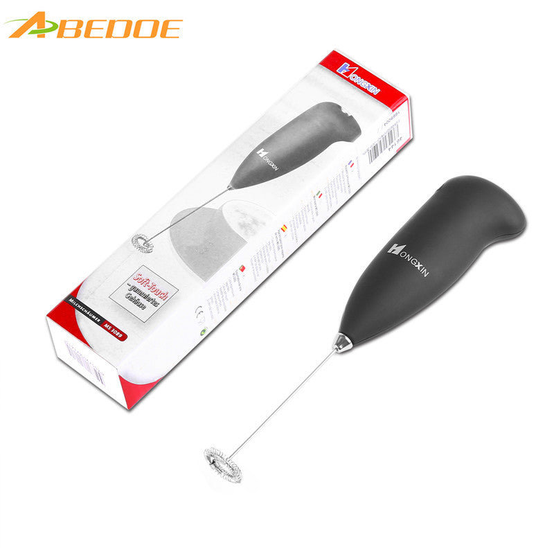 ABEDOE Handheld Milk Frother Foamer Blender Cappucino Latte Stainless Steel