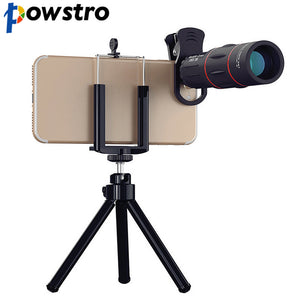 POWSTRO 18X Zoom 1000m 3280ft Telescope Mobile Lens Outdoor with Telescope