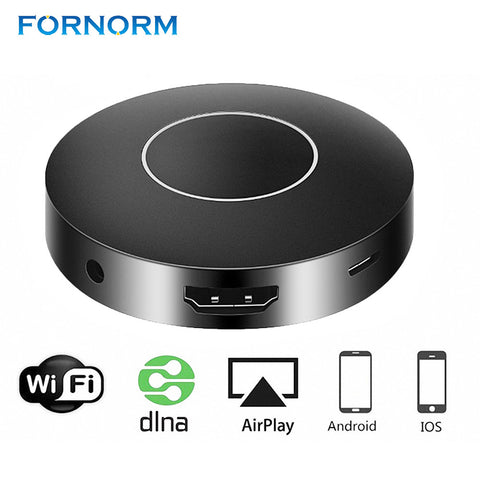 FORNORM Wireless WiFi Display Dongle Receiver 1080P HD TV Stick Airplay Miracast