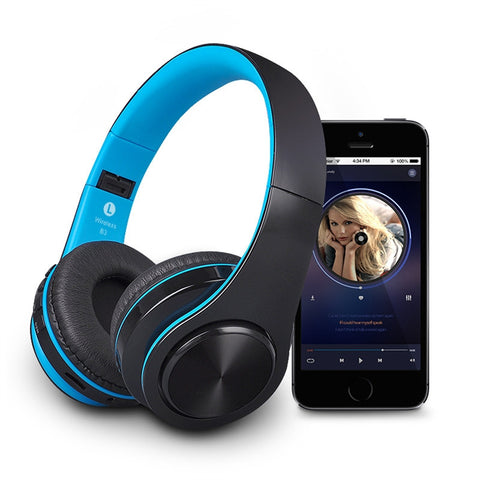 B3 Stereo Wireless Bluetooth Headphone Over Ear Foldable Soft Protein Earmuffs